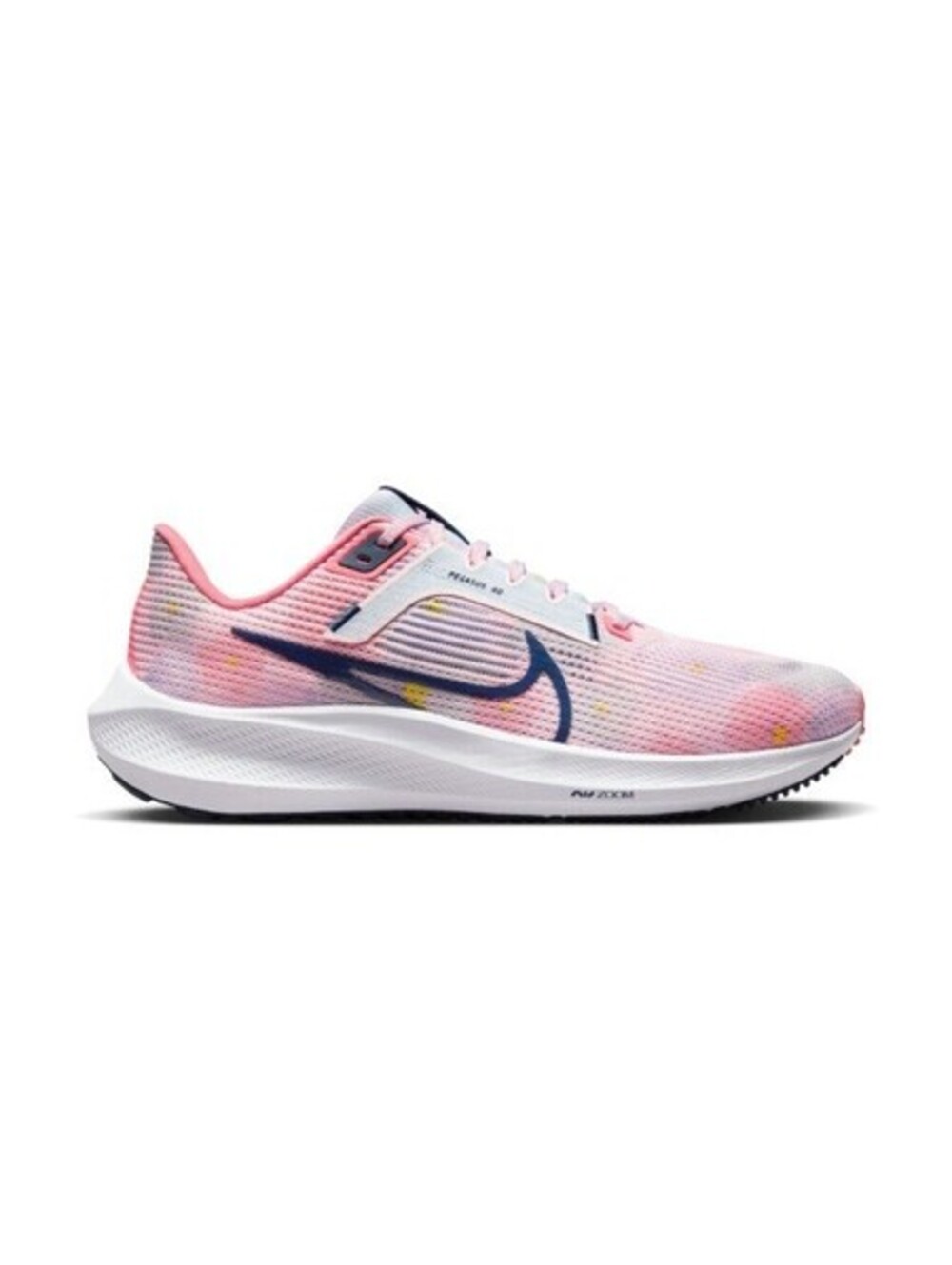 Nike Air Zoom Pegasus 40 Floral Watercolor Pearl Pink Running Shoes Women 8.5 40